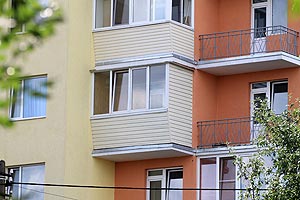 Балкон в серии дома Новостройка