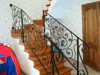 Кованные перила для лестниц фото, СК Комфорт Киев