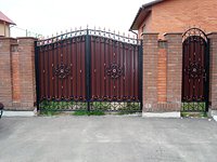 Кованные ворота фотогалерея СК Комфорт Украина