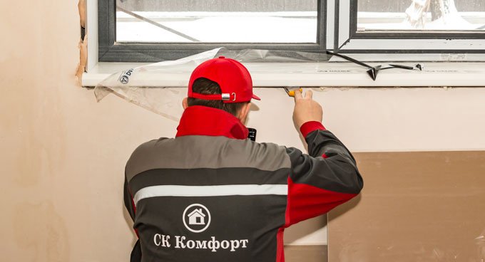 ремонт откосов для пластиковых окон в Киеве