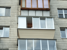 Балкон в Хрущовці зовні фото