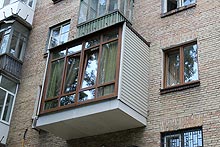 вынос балкона в сталинке
